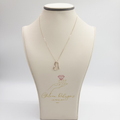 Cadena de 18k con diamantes