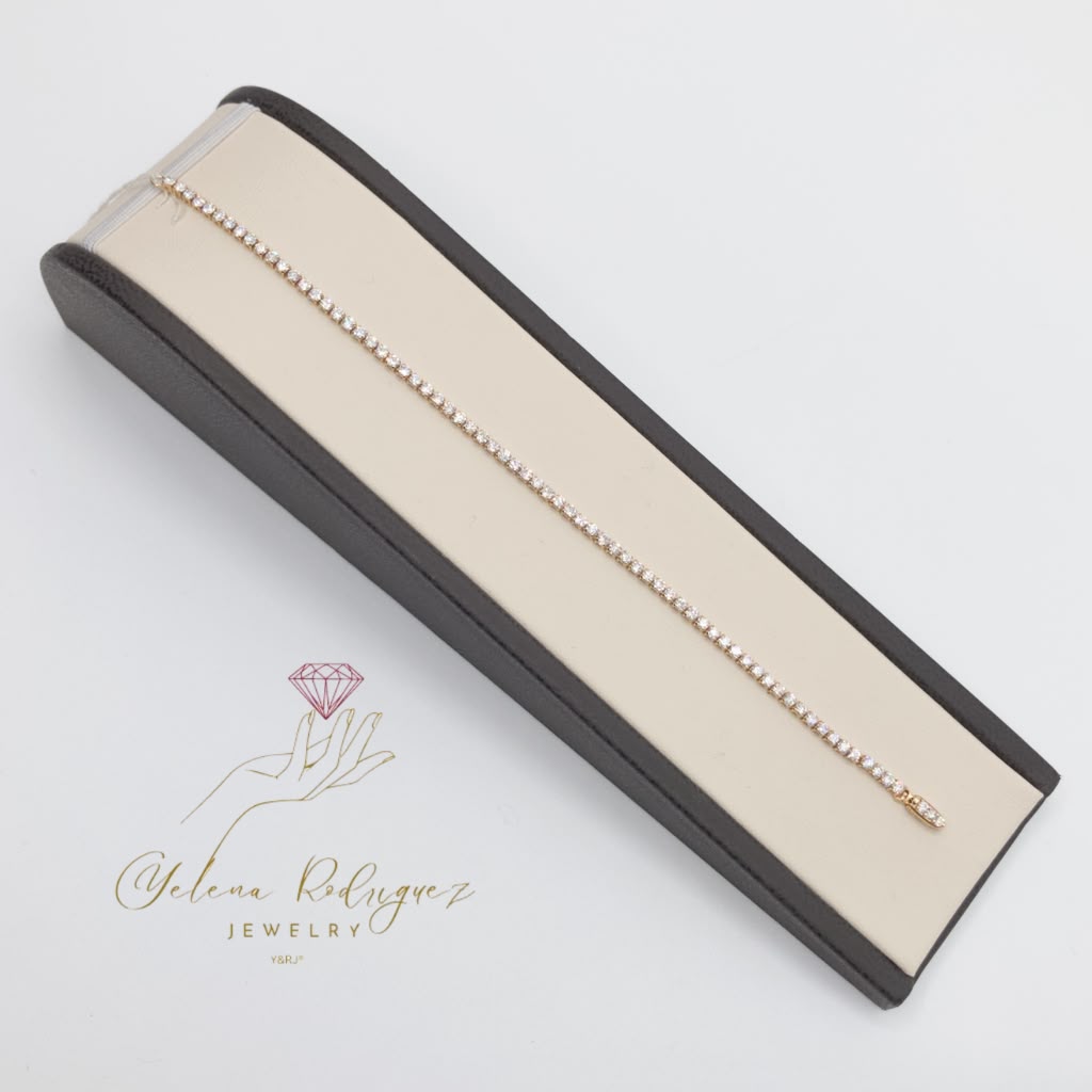 PULSERA TENIS DE DIAMANTES 18K